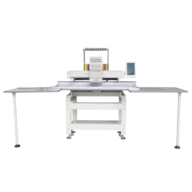 직업적인 단 하나 머리 12/15 바늘 큰 부위 편평한 자수 기계