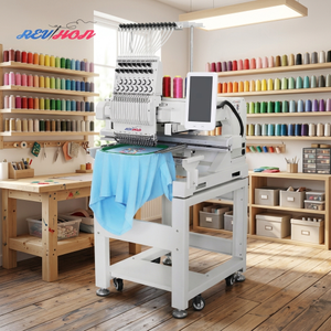 Machine &agrave; broder professionnelle, Machine &agrave; broder informatis&eacute;e &agrave; t&ecirc;te unique pour v&ecirc;tements